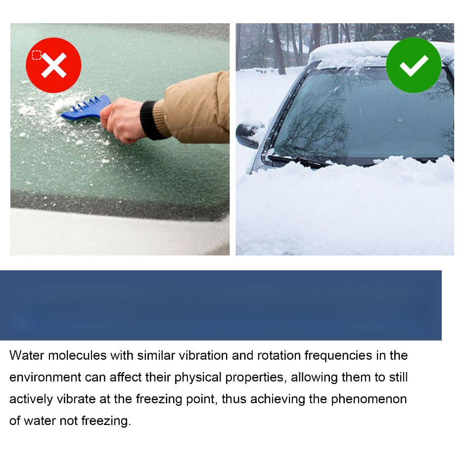 Portable Car Windshield Defroster and Snow Removal Tool - Advanced